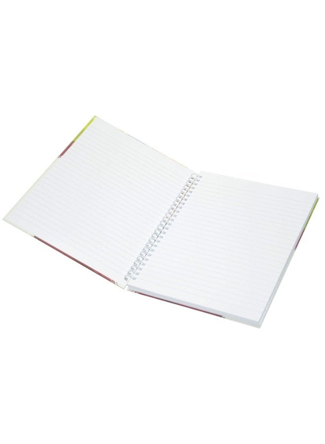 FIS Light Spiral Hard Cover Notebook Single Line (Pack of 5 Pcs X 100 Sheets) A5 Size - LINBSA51804 - Image 2